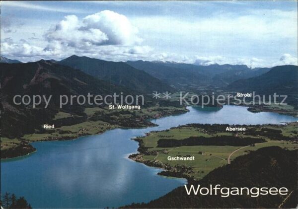 Wolfgangsee Salzkammergut Sommer Freizeit Erholung