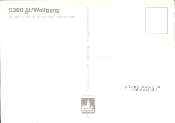 Sankt Wolfgang-Kienberg Schutzhaus Himmelspforte Schafberg – Bild 2