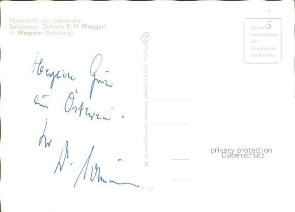 Wagrain Salzburg Heimstätte Dichter K.H. Waggerl – Bild 2