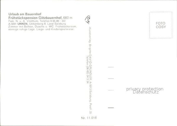 Unken Frühstückspension Götzbauernhof – Bild 2