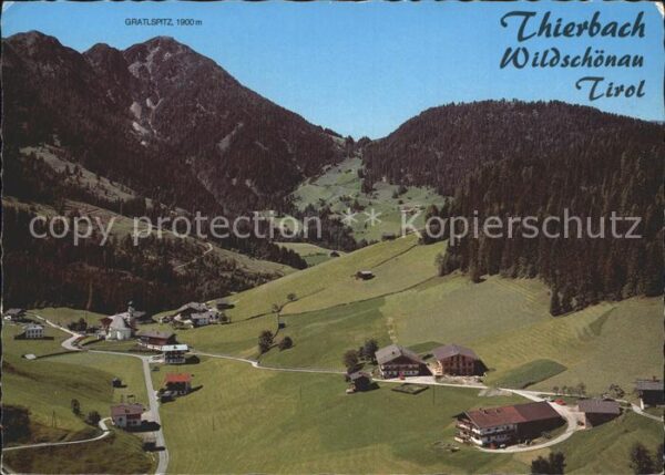 Thierbach Wildschoenau Sommererholungsort Wintererholungsort T