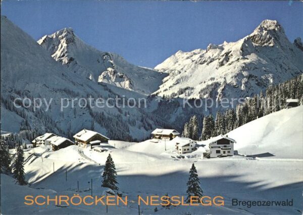 Schroecken Vorarlberg Nesslegg Hochtannbergpass Rothorn Künze