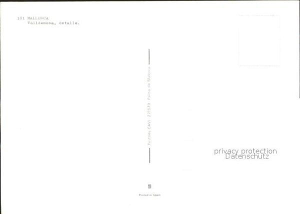 Valldemosa Mallorca Ortsansicht Klavier Chopin – Bild 2