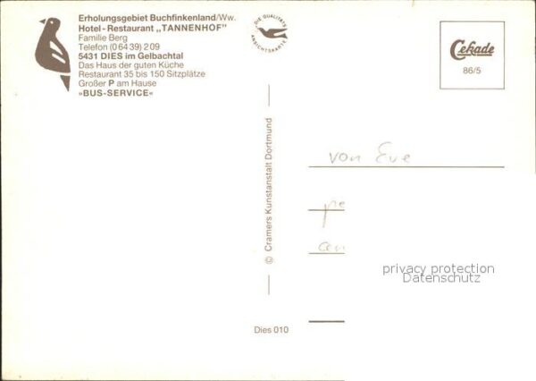 Dies Hotel Tannenhof Buchfinkenland – Bild 2