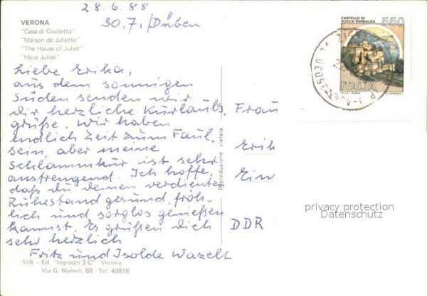 Verona Veneto Casa Giulietta – Bild 2