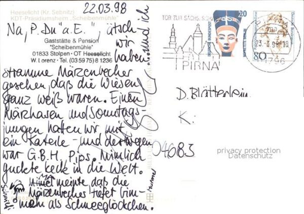 Sebnitz Heeselicht KDT Präsidiumsheim Scheibenm – Bild 2