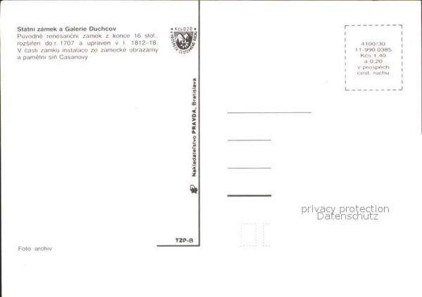 Duchcov Schloss Galerie Park – Bild 2
