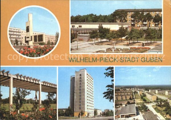 Guben Wilhelm Pieck Stadt Monument Stadtpark
