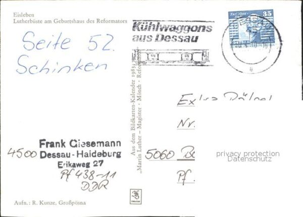 Eisleben Lutherbüste Geburtshaus – Bild 2