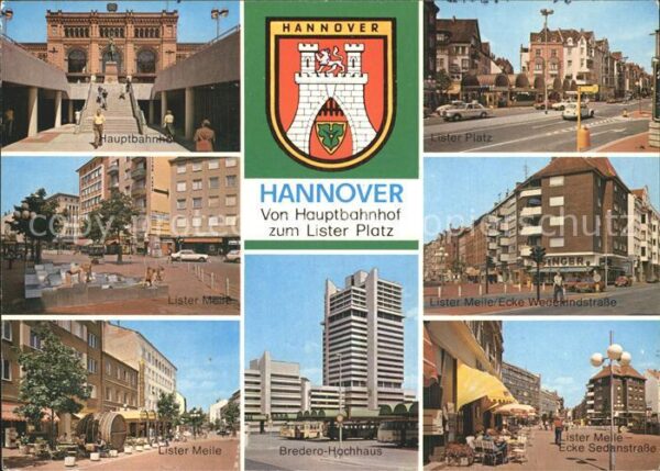 Hannover Hauptbahnhof Lister Platz Bredero Hochh