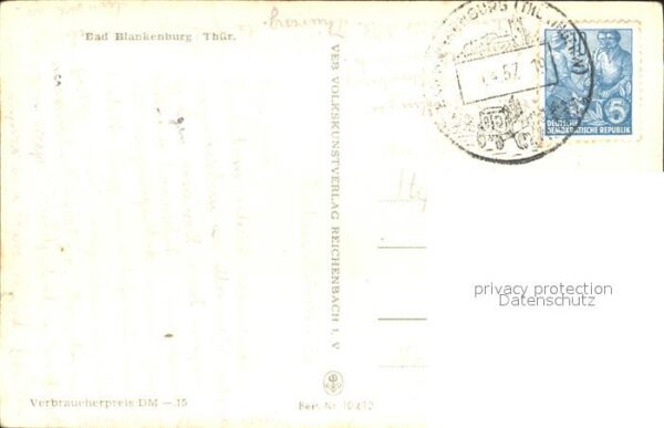 Bad Blankenburg Stadthalle Postkutsche Bergbau-Krankenh – Bild 2