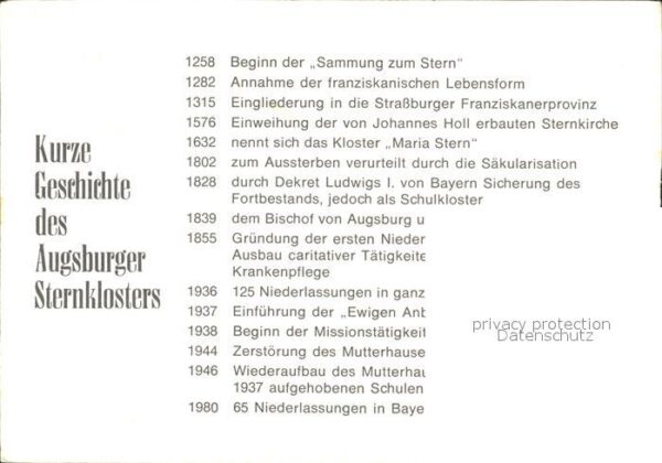 Augsburg Sternkloster – Bild 2