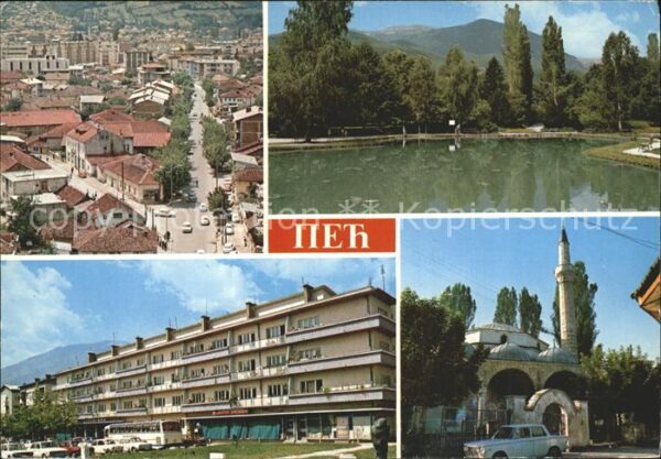 Pec Peja Moschee Teich Gebäude