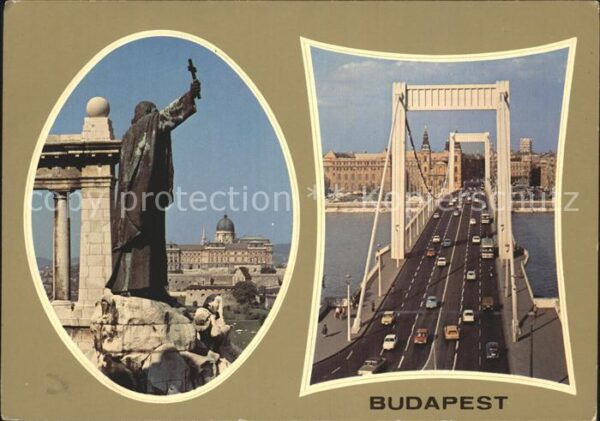 Budapest St. Gellert Denkmal Elisabethbrücke