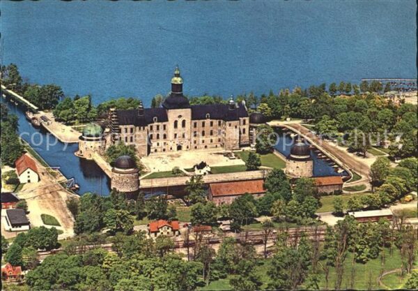Vadstena Schloss Fliegeraufnahme