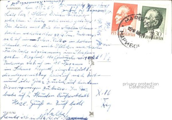 Maribor Marburg Drau Teilansicht – Bild 2