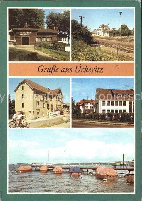 Ueckeritz Usedom Fischerhütte Bahnhof Rat der Gemeinde