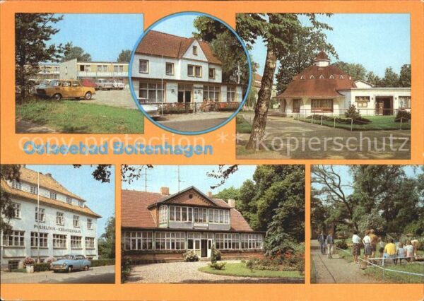 Boltenhagen Ostseebad Kurverwaltung Pavillon-Bar Poliklinik H