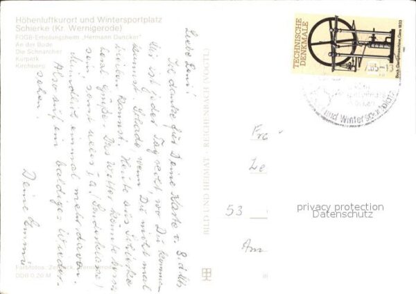 Schierke Harz Erholungsheim Hermann Duncker Schnarche – Bild 2