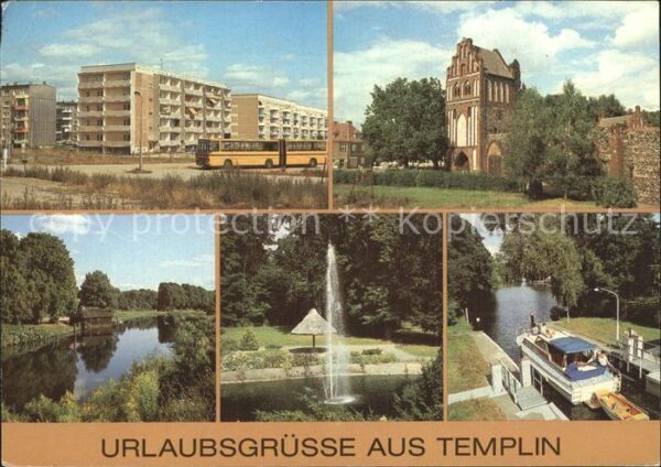 Templin Ringstrasse Stadtmauer Schleuse