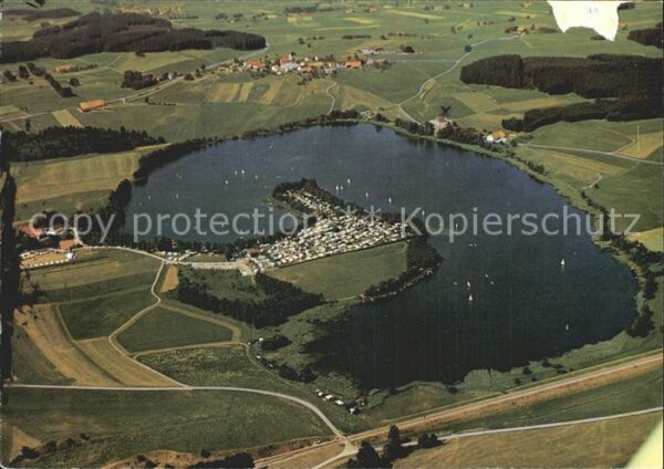 Leutkirch Ellerazhofer Weiher Fliegeraufnahme