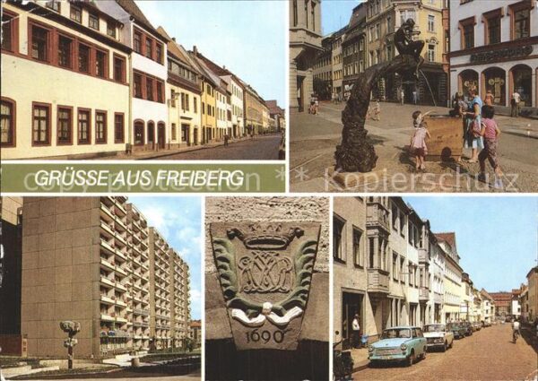 Freiberg Sachsen August-Bebel-Strasse Meissner Gasse