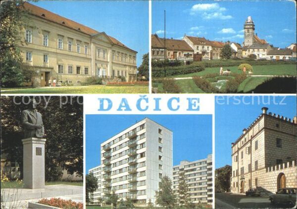Dacice Datschitz Zamek Hvlickovo namesti Pomnik K. Gottw