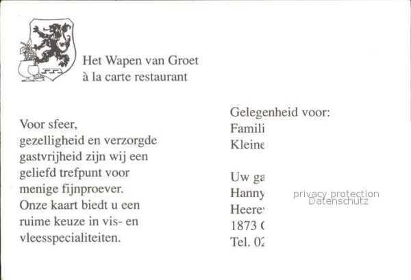 Groet Schoorl Het Wapen – Bild 2