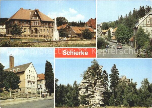 Schierke Harz Rathaus Kirchberg Erholungsheim August
