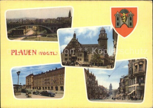Plauen Vogtland Teilansichten Brücke