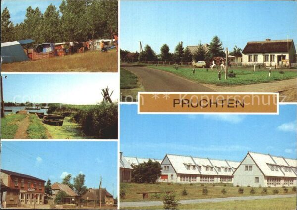 Pruchten Mecklenburg Vorpommern Zeltplatz Barthe Gaststätte Zum Fährman