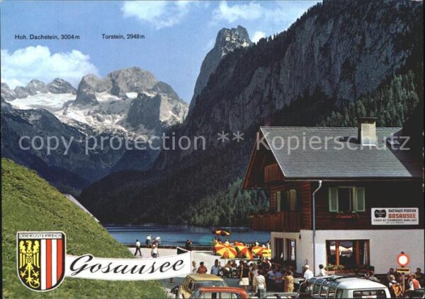 Gosau Oberoesterreich Gasthaus Gosausee Torstein Hoh. Dachste