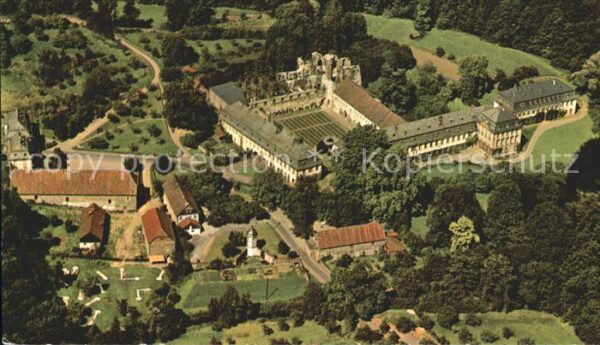 Arnsburg Hessen Kloster Ruine Fliegeraufnahme