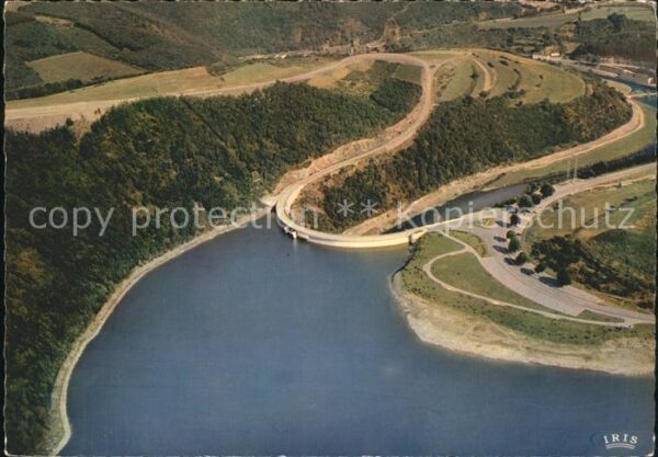 Esch-sur-Sure Fliegeraufnahme barrage Haute-Sure