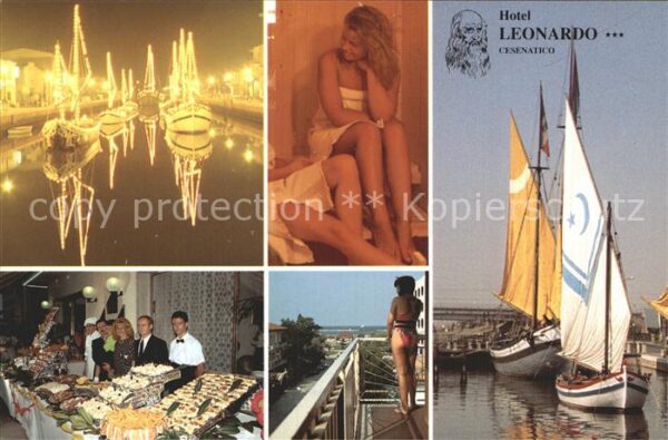 Cesenatico Hotel Leonardo Segelboot