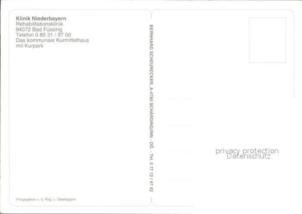 Bad Fuessing Klinik Niederbayern Kurmittelhaus Kurpa – Bild 2