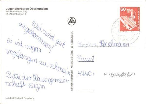 Kirchhundem Jugendherberge Oberhundem Hirschfreigeh – Bild 2