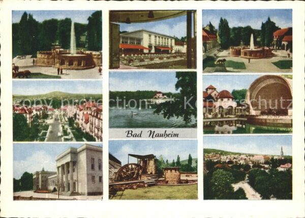 Bad Nauheim Brunnen Konzertbühne Gebäude