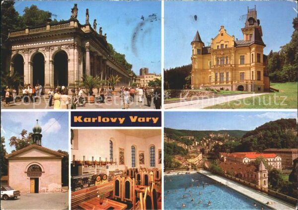 Karlovy Vary Kolonada Bazen sanatoria Themal