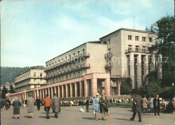 Krynica Gorska Nowy Dom Zdrojowy i deplak