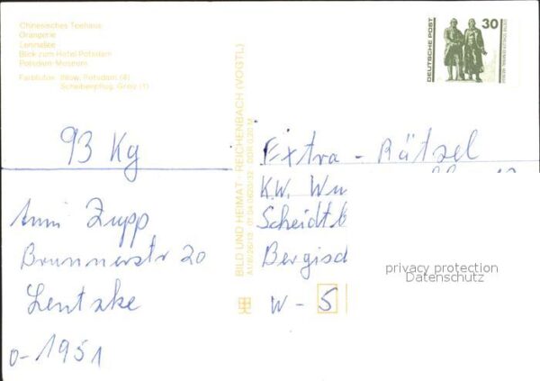 Potsdam Chinesisches Teehaus Orangerie Leninall – Bild 2
