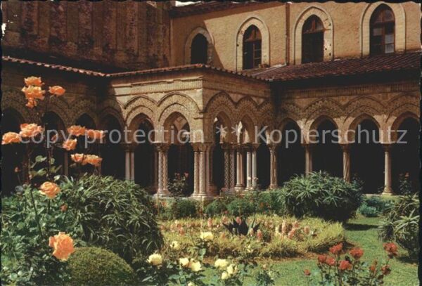 Palermo Sicilia Kreuzgang der Benedictiner
