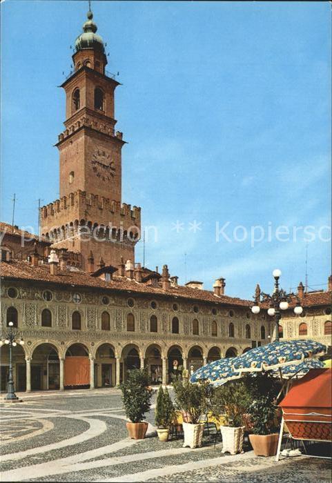 Vigevano Turm der Bramante am Herzogplatz