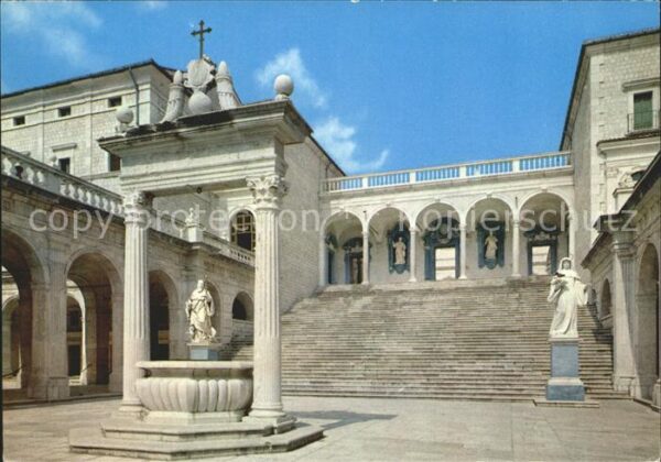 Montecassino Kreuzgang nach der Art von Bramante