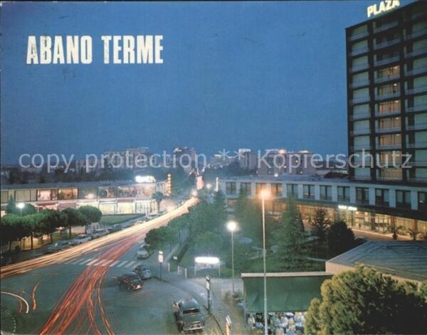 Abano Terme Panorama bei Nacht