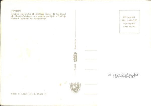 Martin Slowakische Republik Stadtansichten – Bild 2