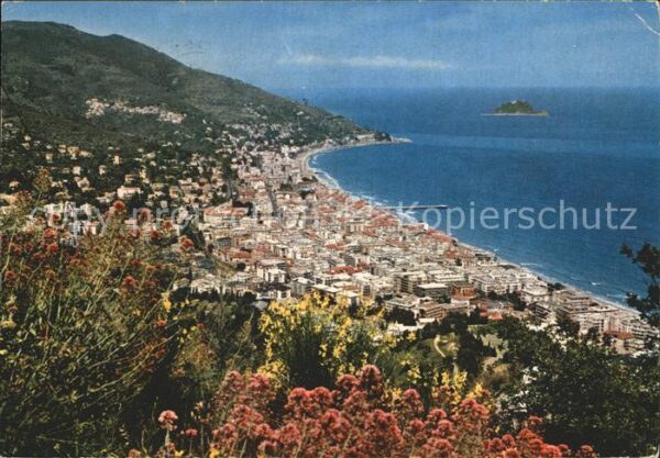 ALASSIO Savona Liguria IT Gesamtansicht von Westen