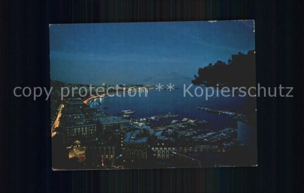 Napoli Neapel Bei Nacht