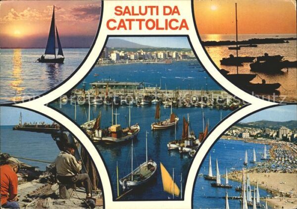 Cattolica Rimini Strand Hafen Fischer