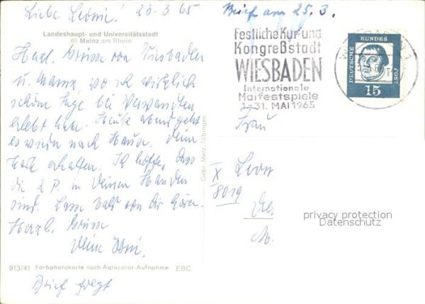 Mainz Rhein Vom Rhein aus gesehen – Bild 2